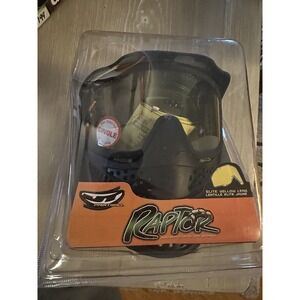 Raptor Paint Ball Mask, Black